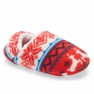 NEW Nordstrom Slippers Convertible Microfleece Family Scuff Slipper Small/Medium